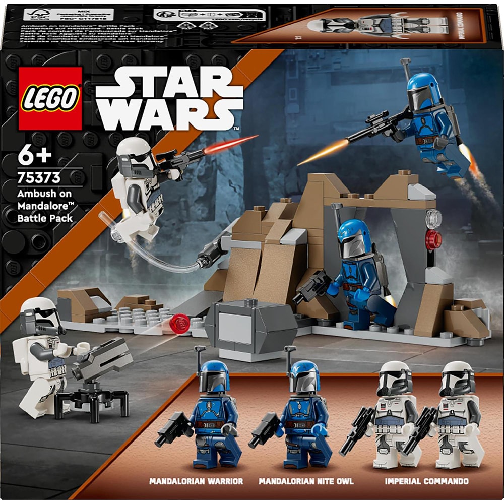 LEGO Star Wars: Pachet de lupta Ambuscada pe Mandalore 75373, 6 ani+, 109 piese