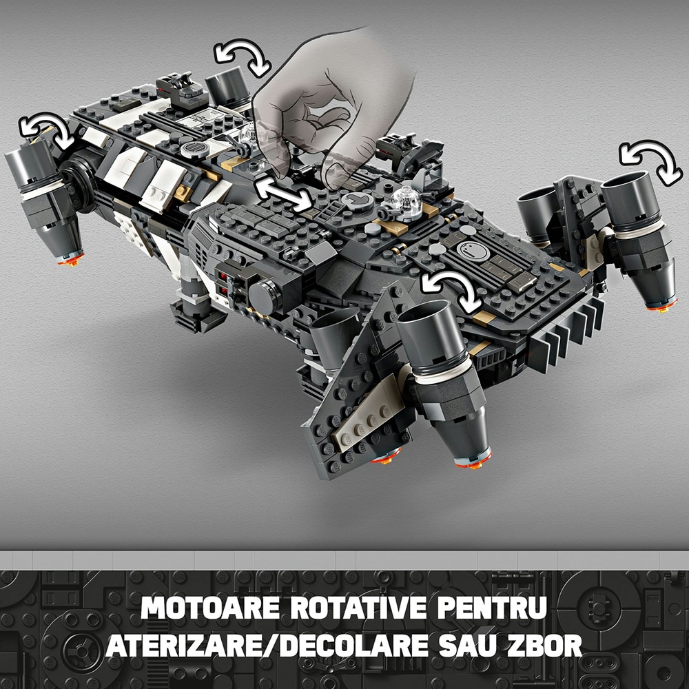 LEGO Star Wars: Onyx Cinder 75374, 10 ani+, 1325 piese