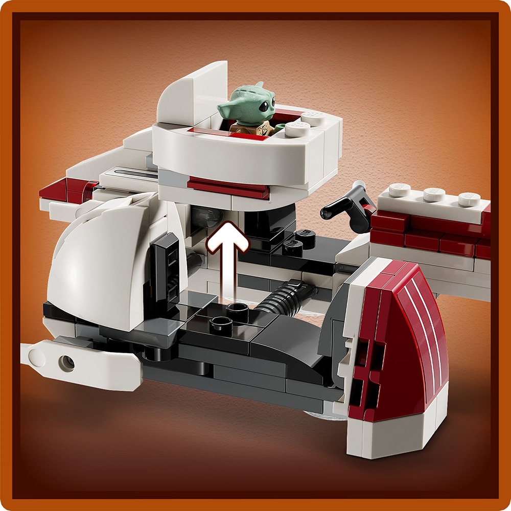 LEGO Star Wars: Evadare pe motocicleta de viteza BARC 75378, 8 ani+, 221 piese