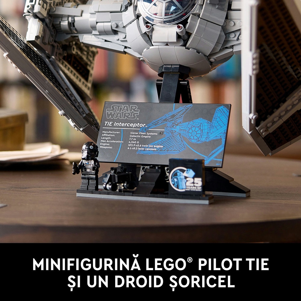 LEGO Star Wars: TM Interceptor TIE 75382, 18 ani+, 1931 piese