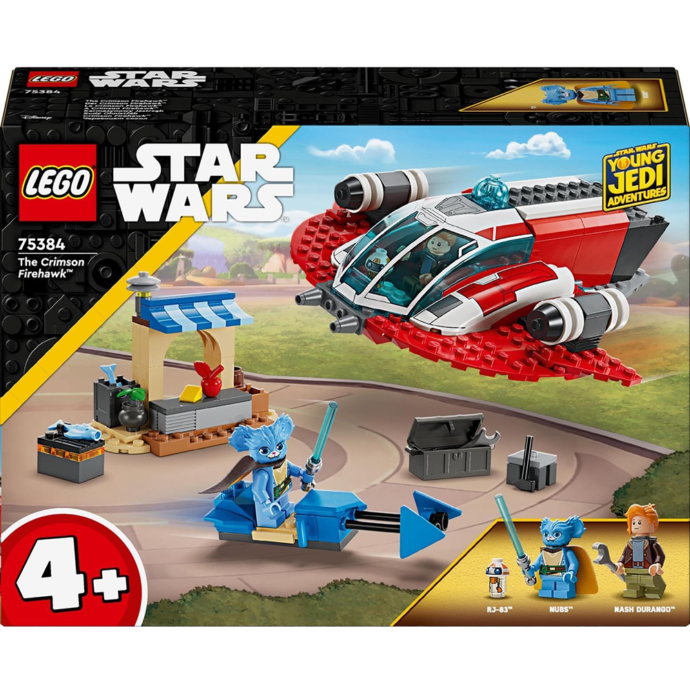 LEGO Star Wars: Crimson Firehawk 75384, 4 ani+, 136 piese