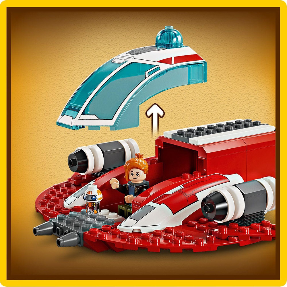 LEGO Star Wars: Crimson Firehawk 75384, 4 ani+, 136 piese
