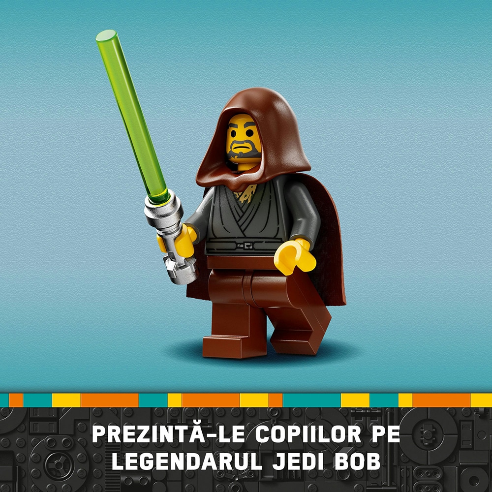 LEGO Star Wars: Nava stelara a lui Jedi Bob 75388, 8 ani+, 310 piese