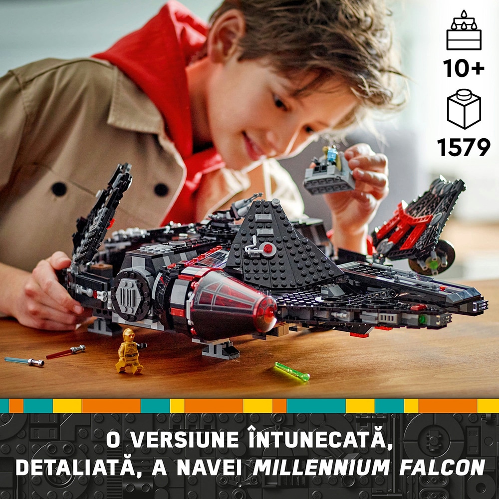 LEGO Star Wars: Falcon intunecat 75389, 10 ani+, 1578 piese