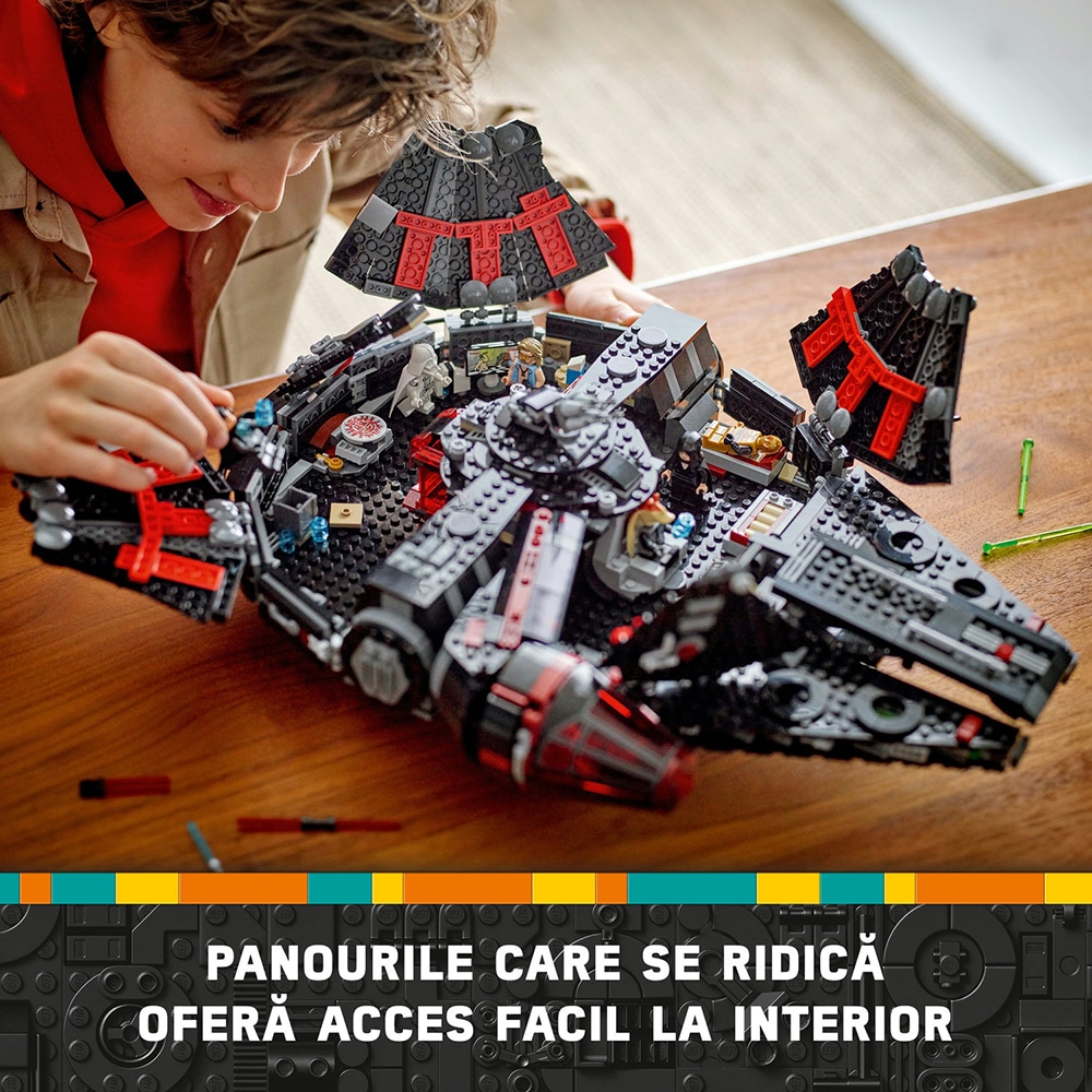 LEGO Star Wars: Falcon intunecat 75389, 10 ani+, 1578 piese