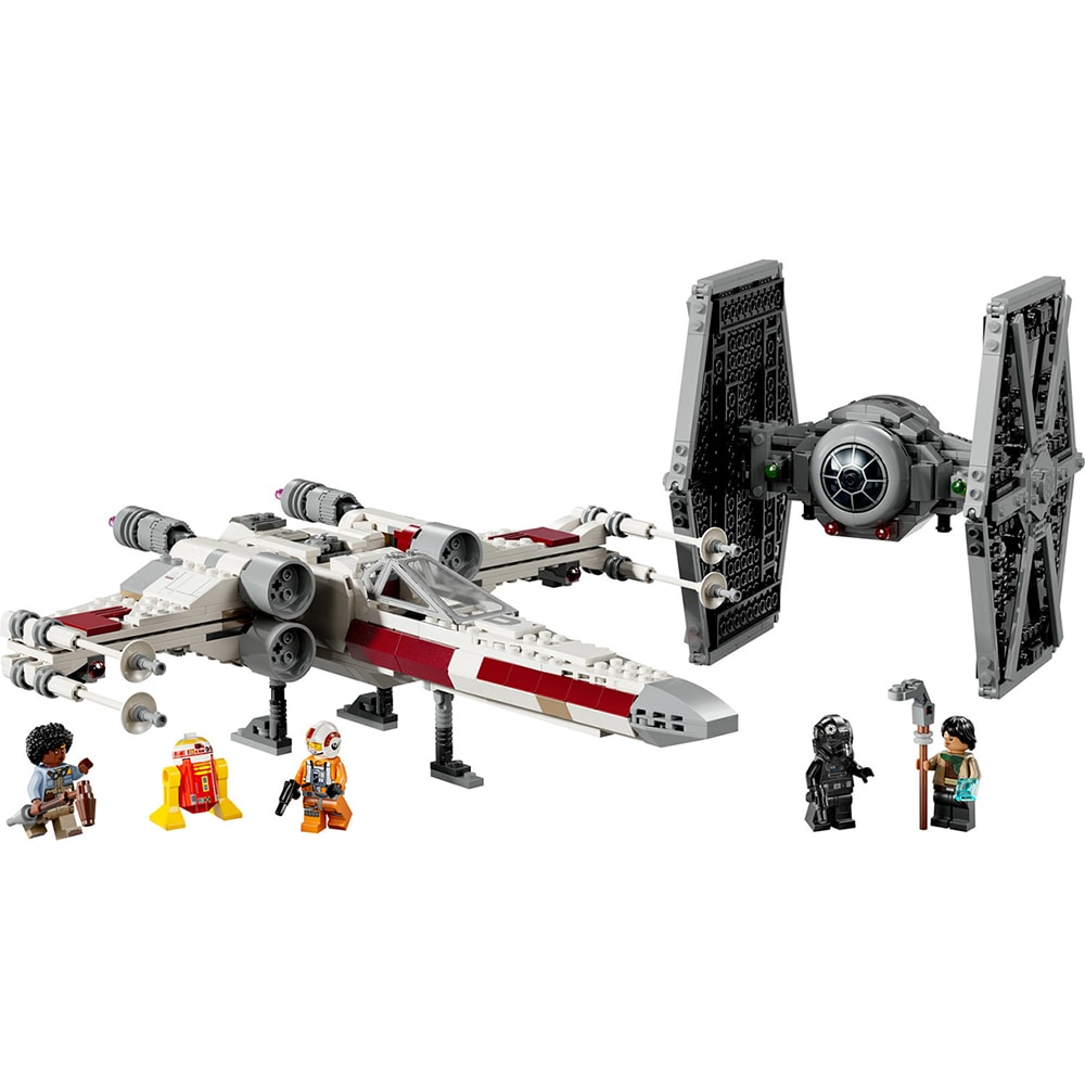 LEGO Star Wars: Hibrid TIE Fighter si X-Wing 75393, 9 ani+, 1058 piese