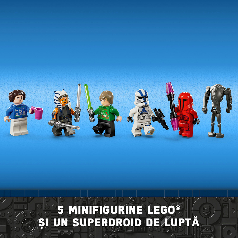 LEGO Star Wars: Calendar de advent 2024 75395, 6 ani+, 368 piese