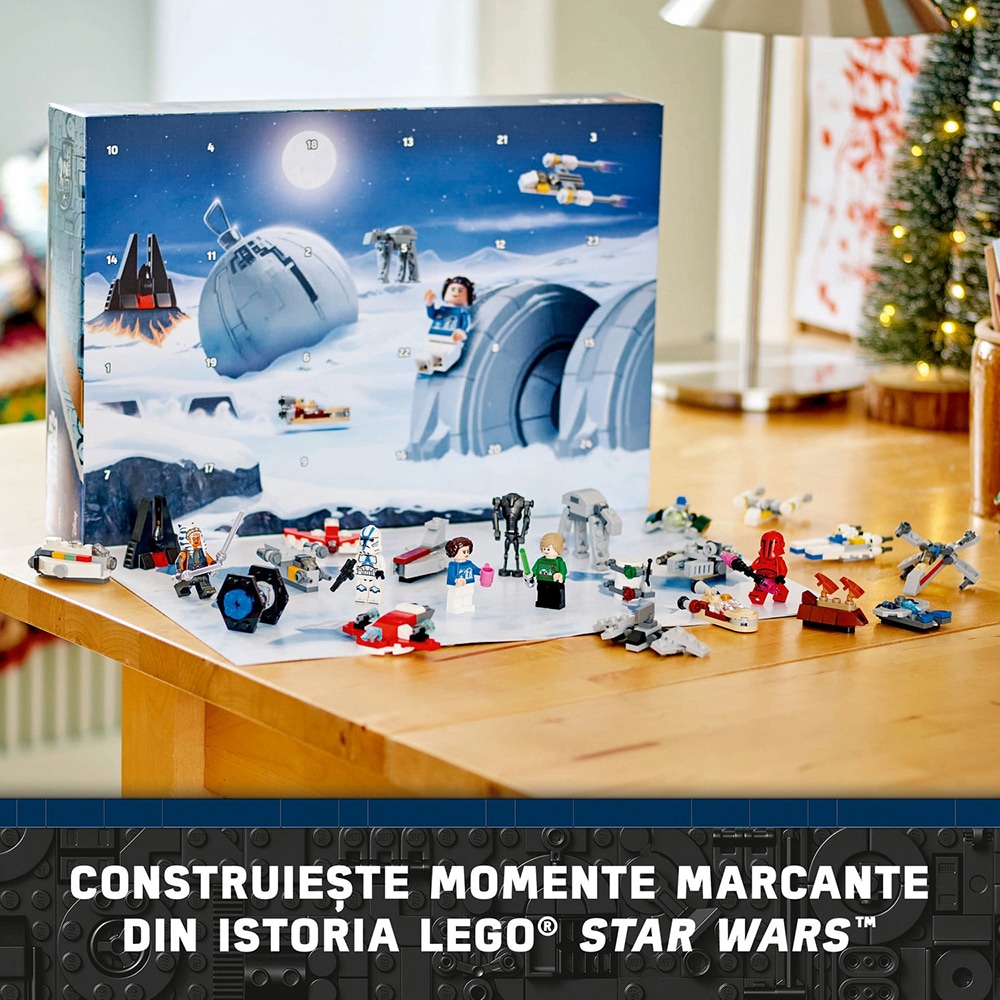 LEGO Star Wars: Calendar de advent 2024 75395, 6 ani+, 368 piese