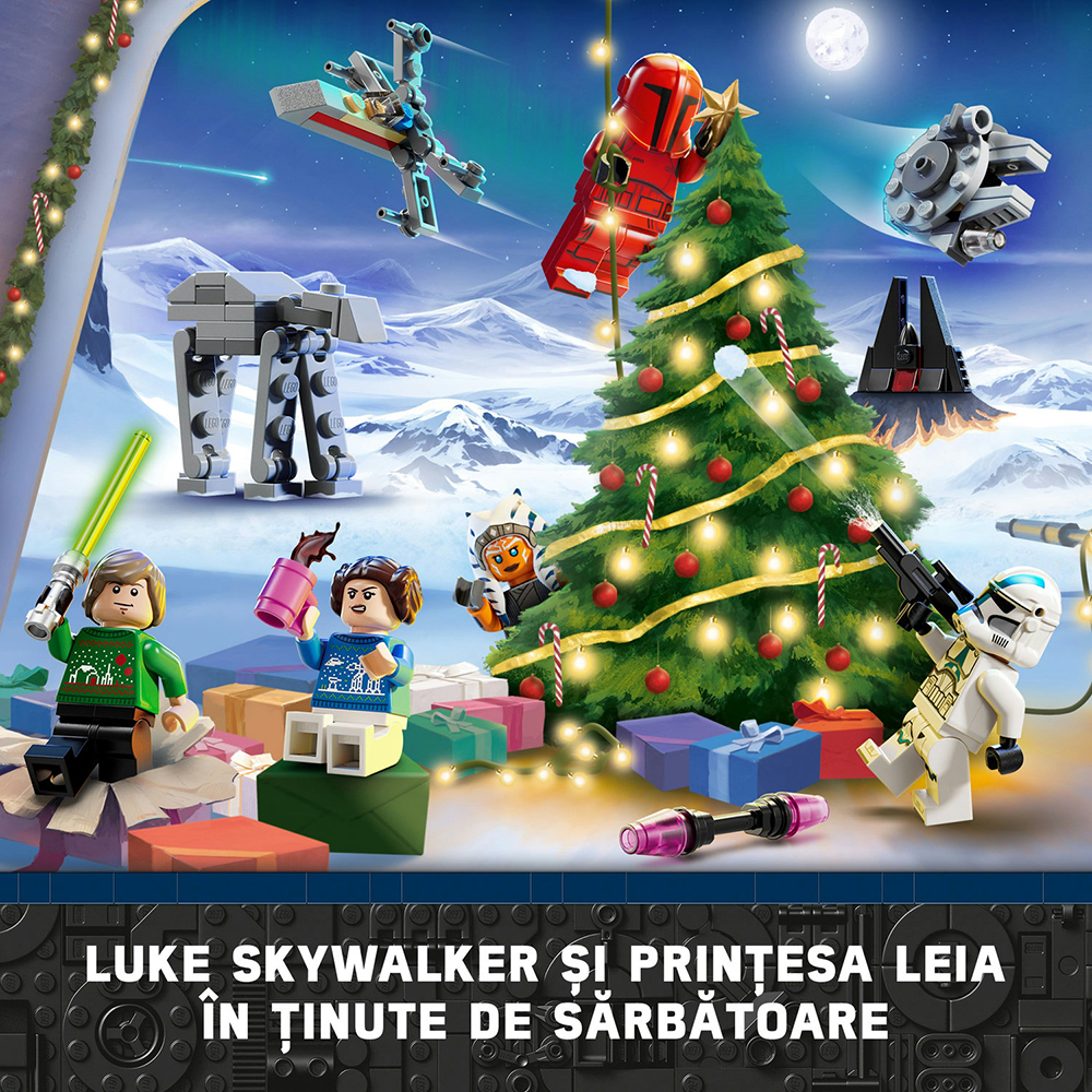 LEGO Star Wars: Calendar de advent 2024 75395, 6 ani+, 368 piese
