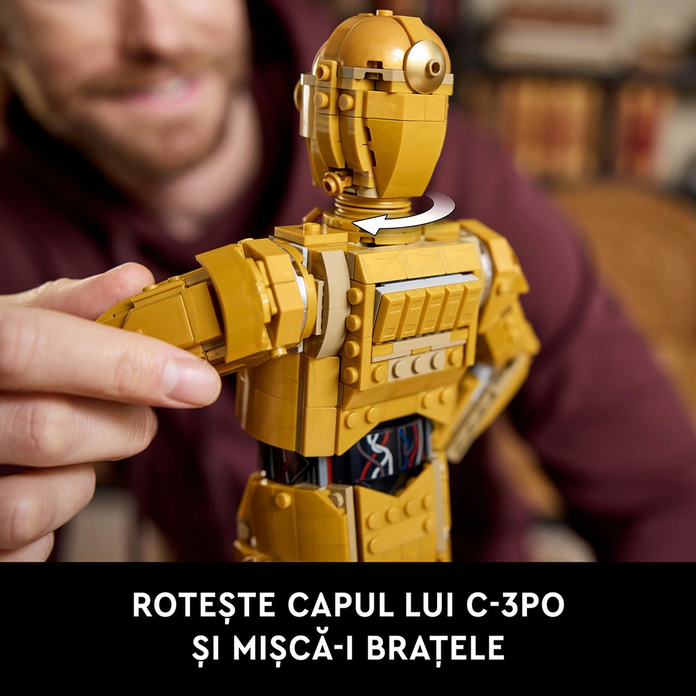 LEGO Star Wars: C-3PO 75398, 18 ani+, 1138 piese