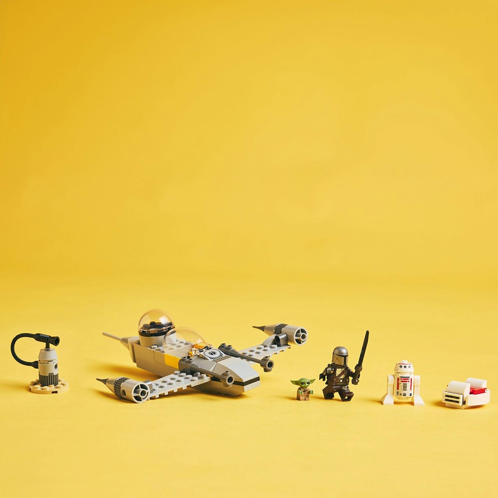 LEGO Star Wars: TM Nava de lupta stelara N-1 a lui Mando si Grogu 75410, 4 ani+, 92 piese