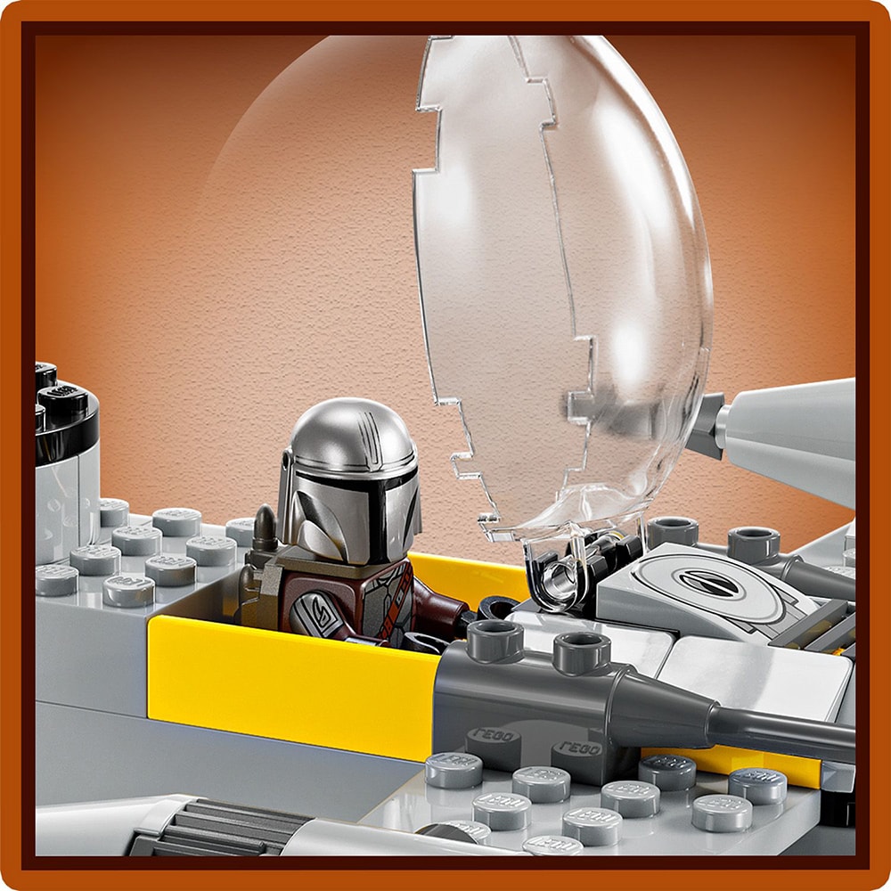 LEGO Star Wars: TM Nava de lupta stelara N-1 a lui Mando si Grogu 75410, 4 ani+, 92 piese