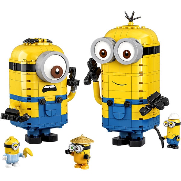 LEGO Minions: Figurine din caramizi si barlogul lor 75551, 8 ani+, 876 piese