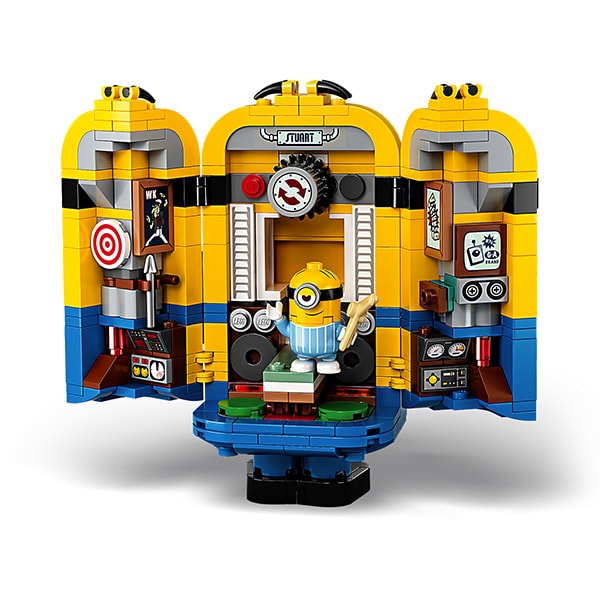 LEGO Minions: Figurine din caramizi si barlogul lor 75551, 8 ani+, 876 piese