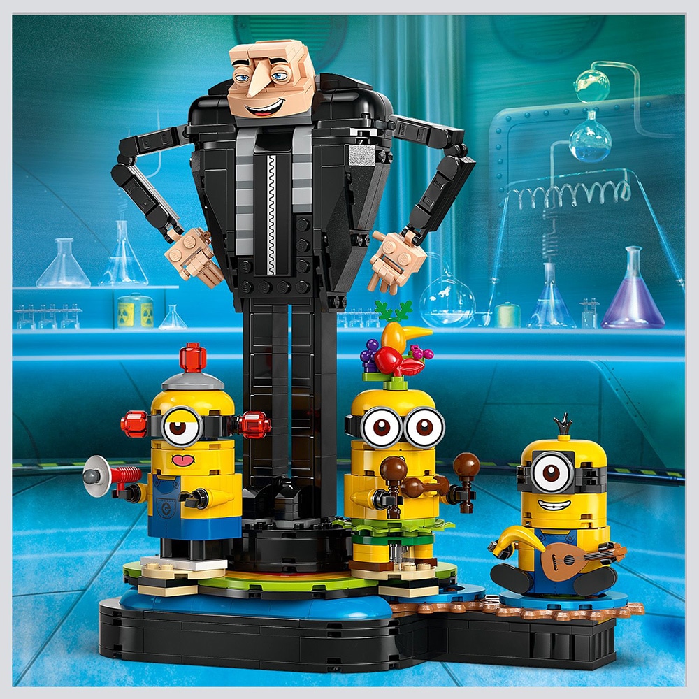 LEGO Despicable Me: Gru si minionii din caramizi 75582, 9 ani+, 839 piese