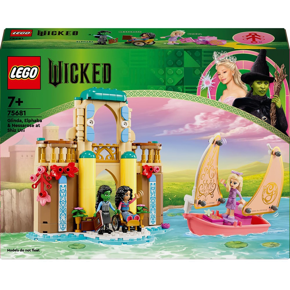 LEGO Wicked: Glinda Elphaba si Nessarose la Universitatea Shiz 75681, 7 ani+, 304 piese