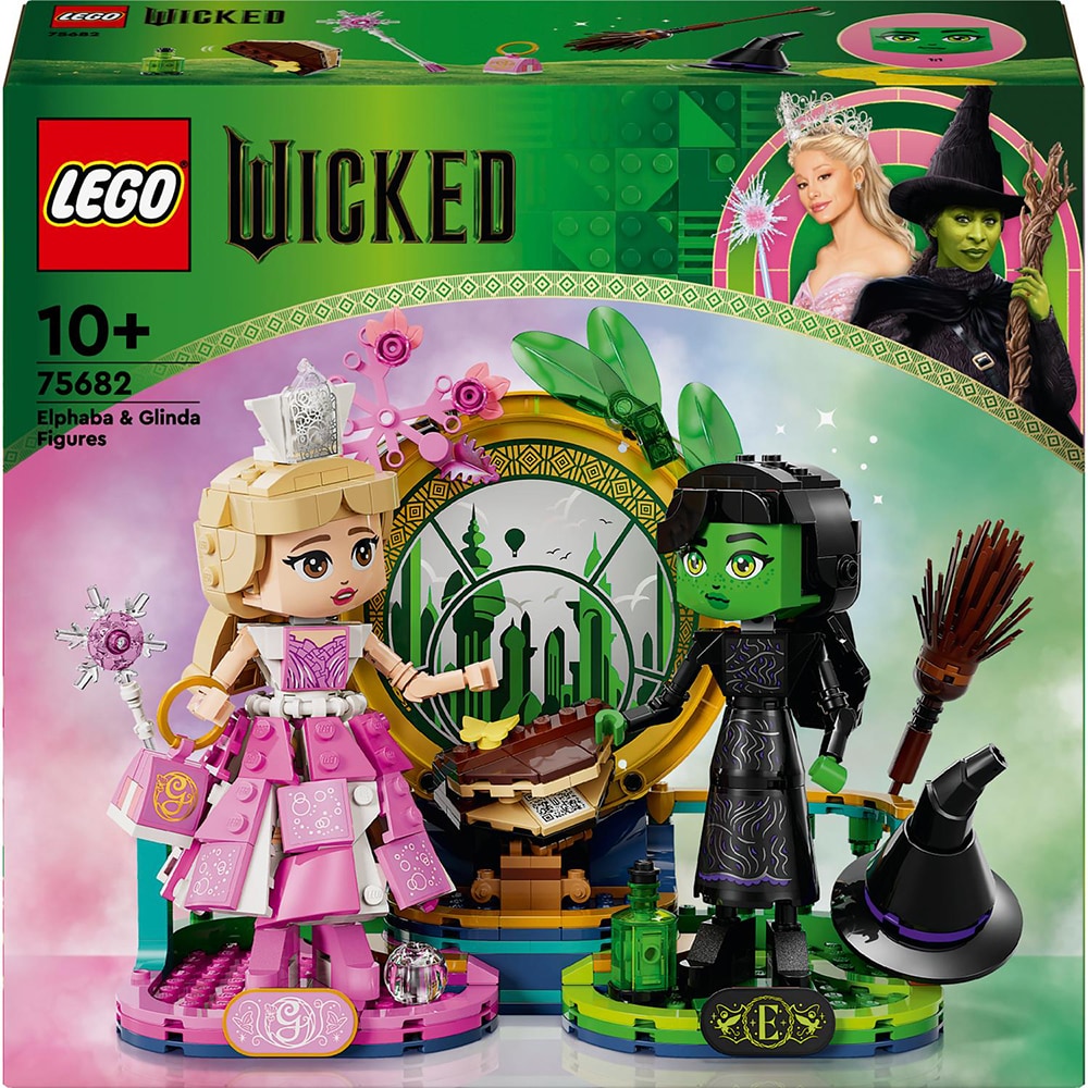 LEGO Wicked: Figurinele Elphaba si Glinda 75682, 10 ani+, 558 piese