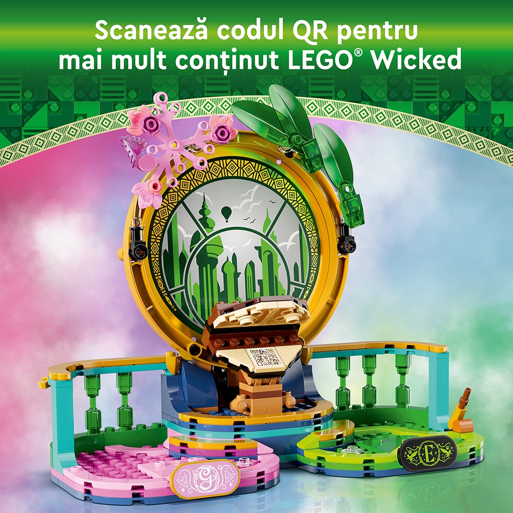 LEGO Wicked: Figurinele Elphaba si Glinda 75682, 10 ani+, 558 piese