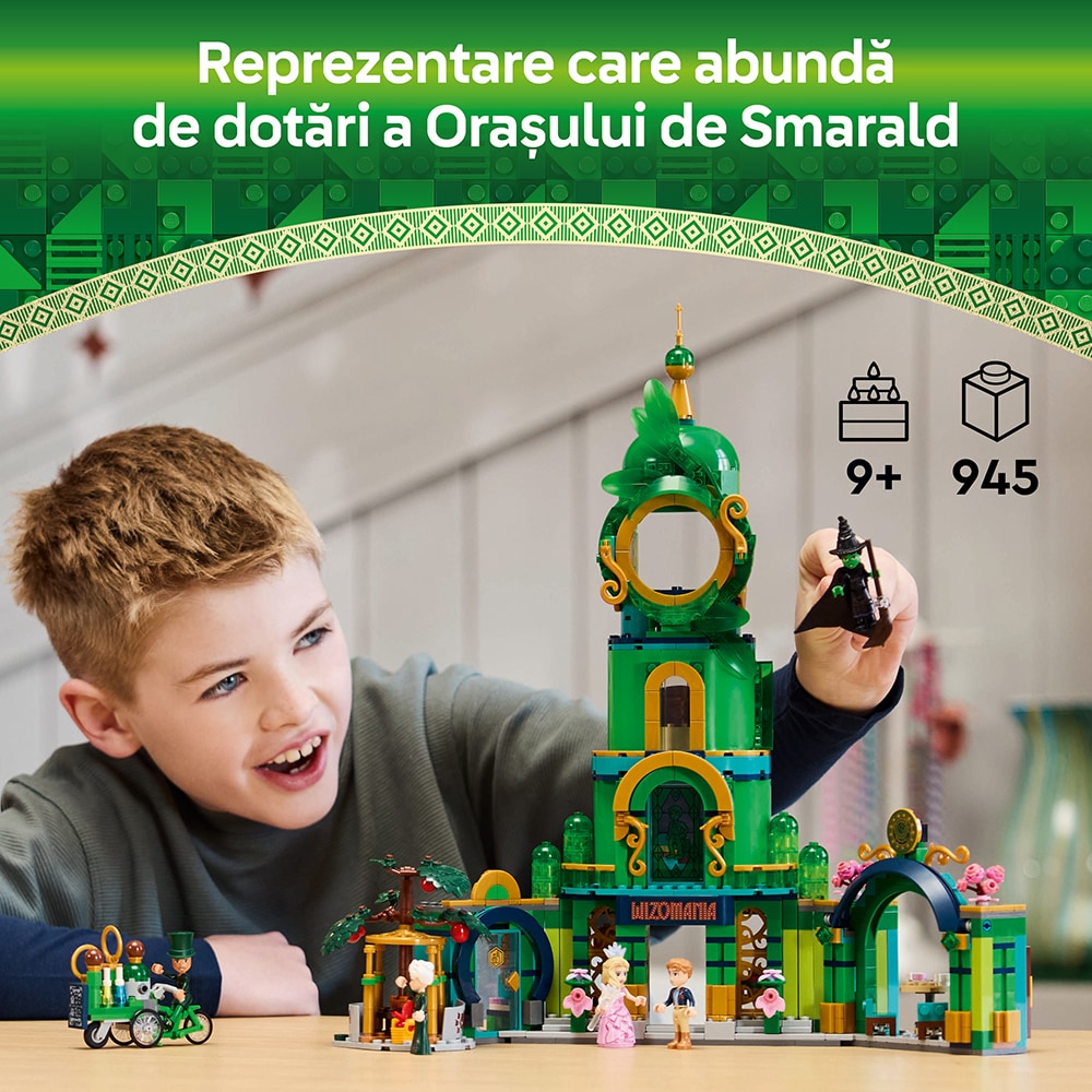 LEGO Wicked: Bun-venit in Orasul de Smarald 75684, 9 ani+, 945 piese