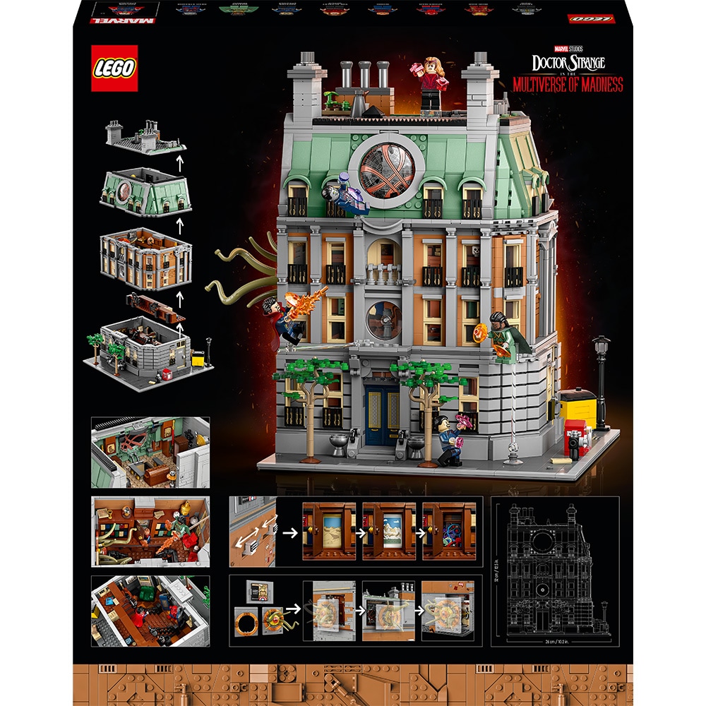 LEGO Marvel: Sanctum Sanctorum 76218, 18 ani+, 2708 piese