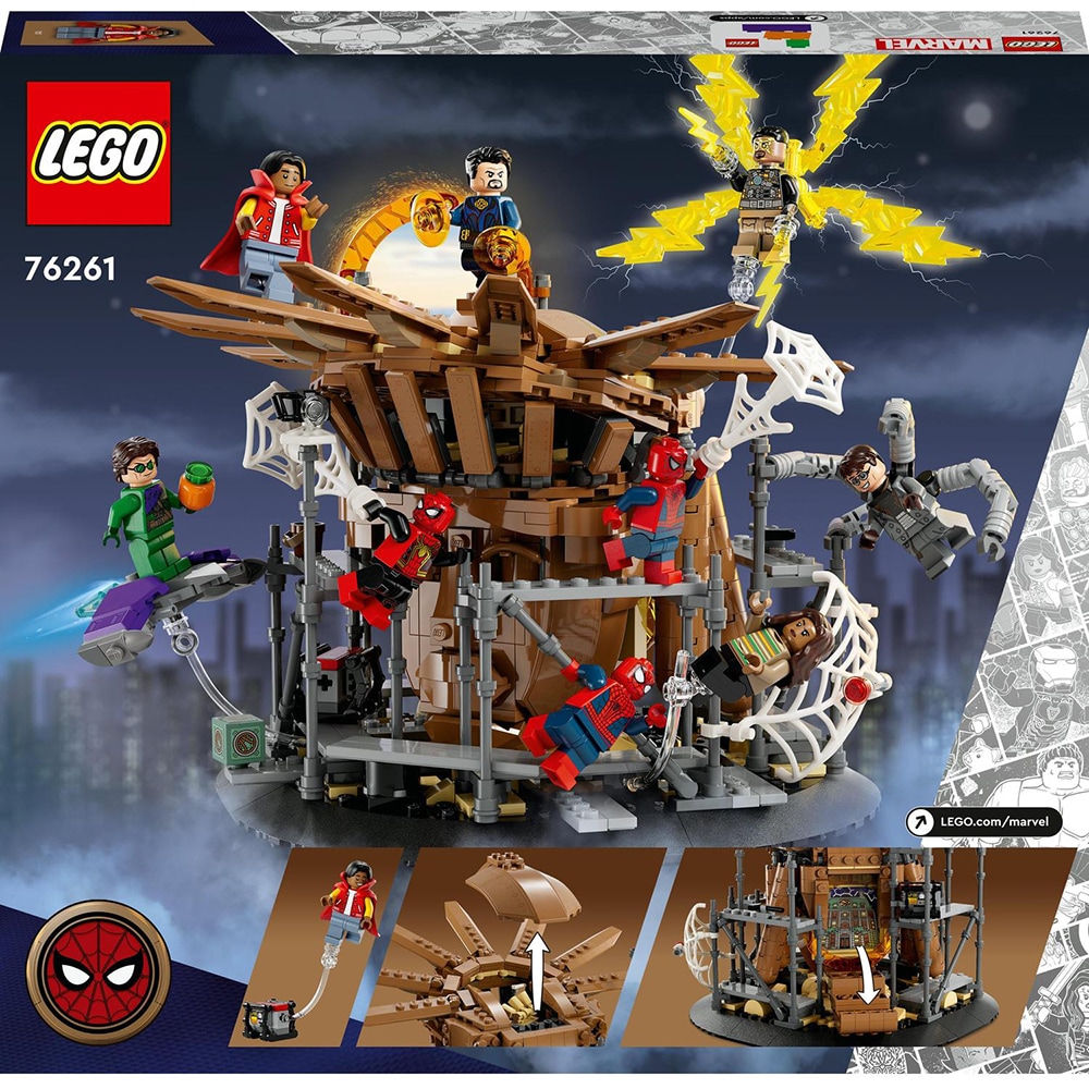 LEGO Super Heroes: Lupta finala a Omului Paianjen 76261, 10 ani+, 900 piese