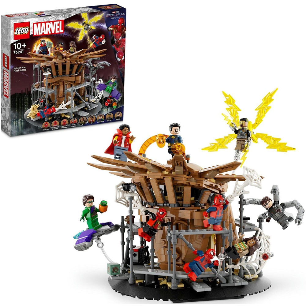 LEGO Super Heroes: Lupta finala a Omului Paianjen 76261, 10 ani+, 900 piese