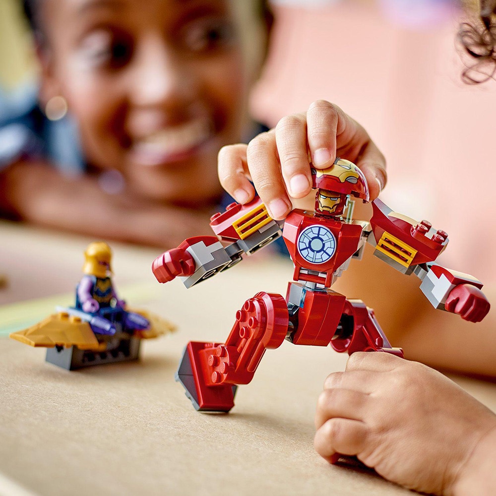 LEGO Super Heroes: Iron Man Hulkbuster vs Thanos 76263, 4 ani+, 66 piese