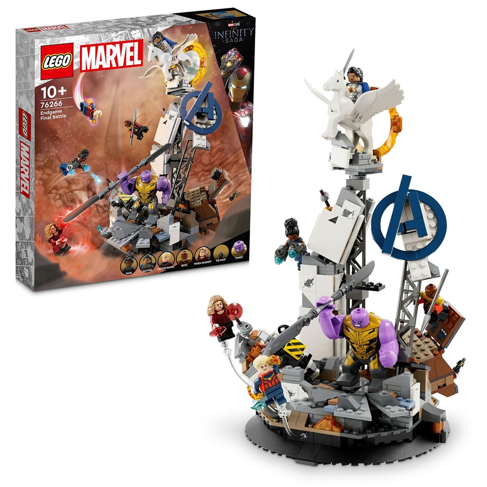 LEGO Marvel: Sfarsitul jocului  Batalia finala 76266, 10 ani+, 794 piese