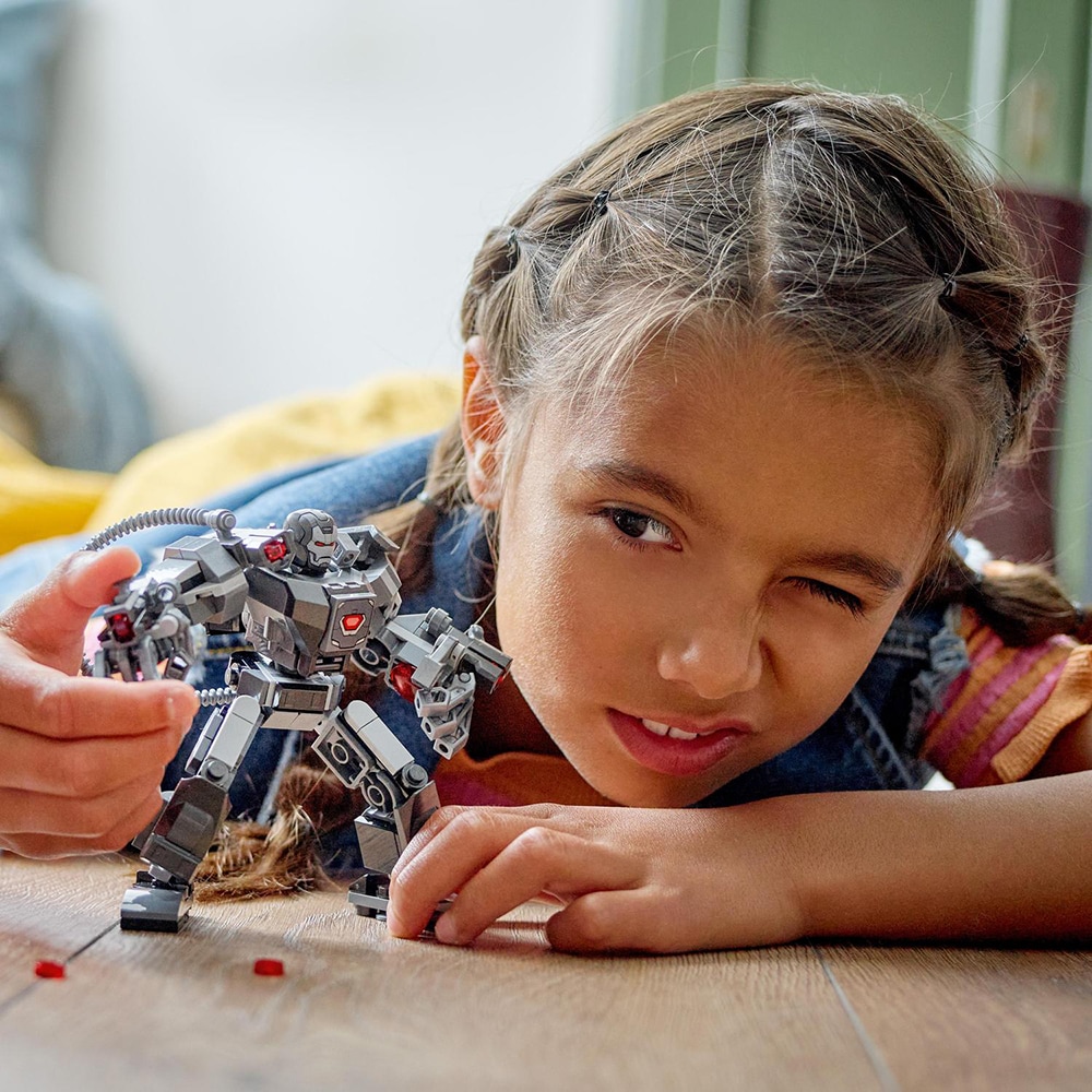 LEGO Marvel: Armura de robot a lui War Machine 76277, 6 ani+, 154 piese