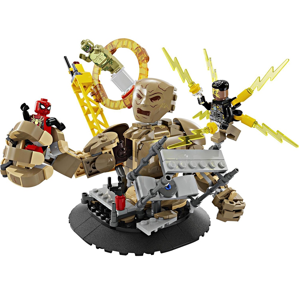 LEGO Marvel: Omul Paianjen vs Sandman - Batalia finala 76280, 10 ani+, 347 piese