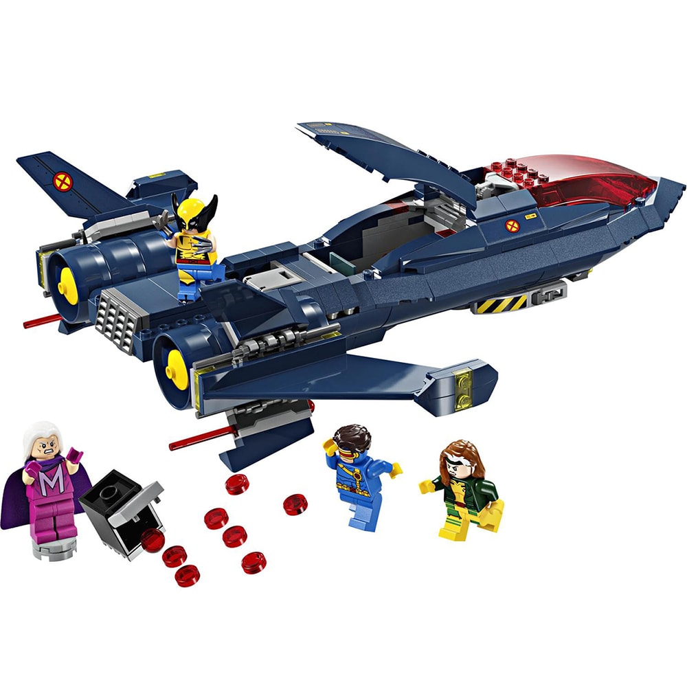 LEGO Marvel: Avionul X-Jet al lui X-Men 76281, 8 ani+, 359 piese
