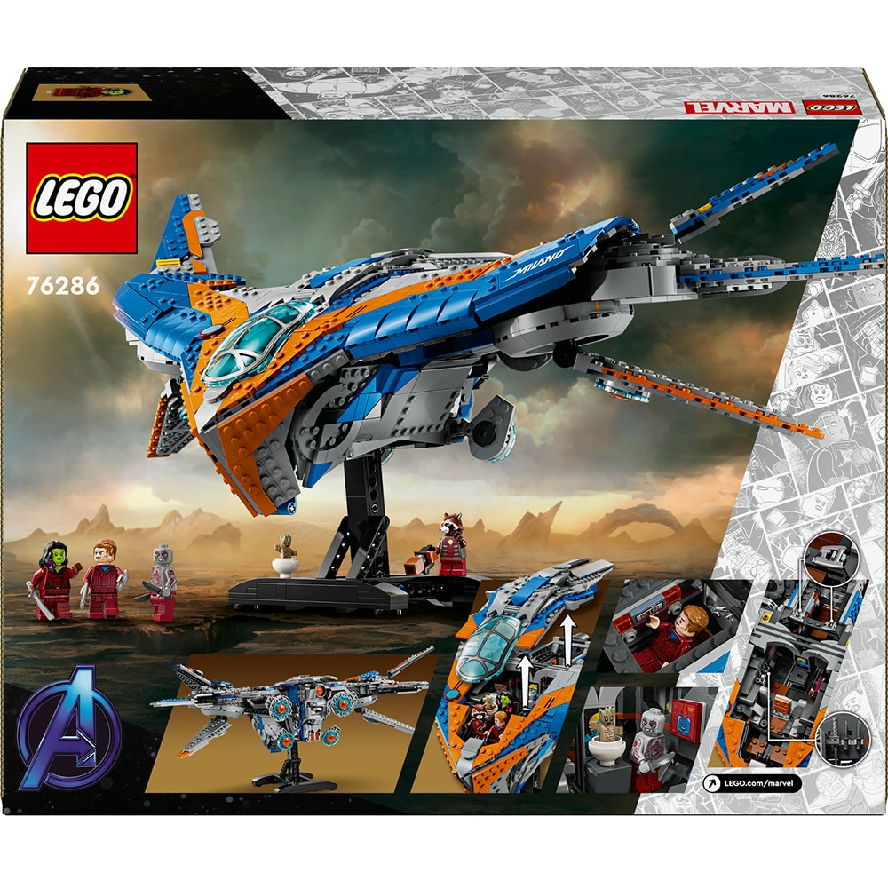 LEGO Marvel: Gardienii Galaxiei - Milano 76286, 12 ani+, 2090 piese