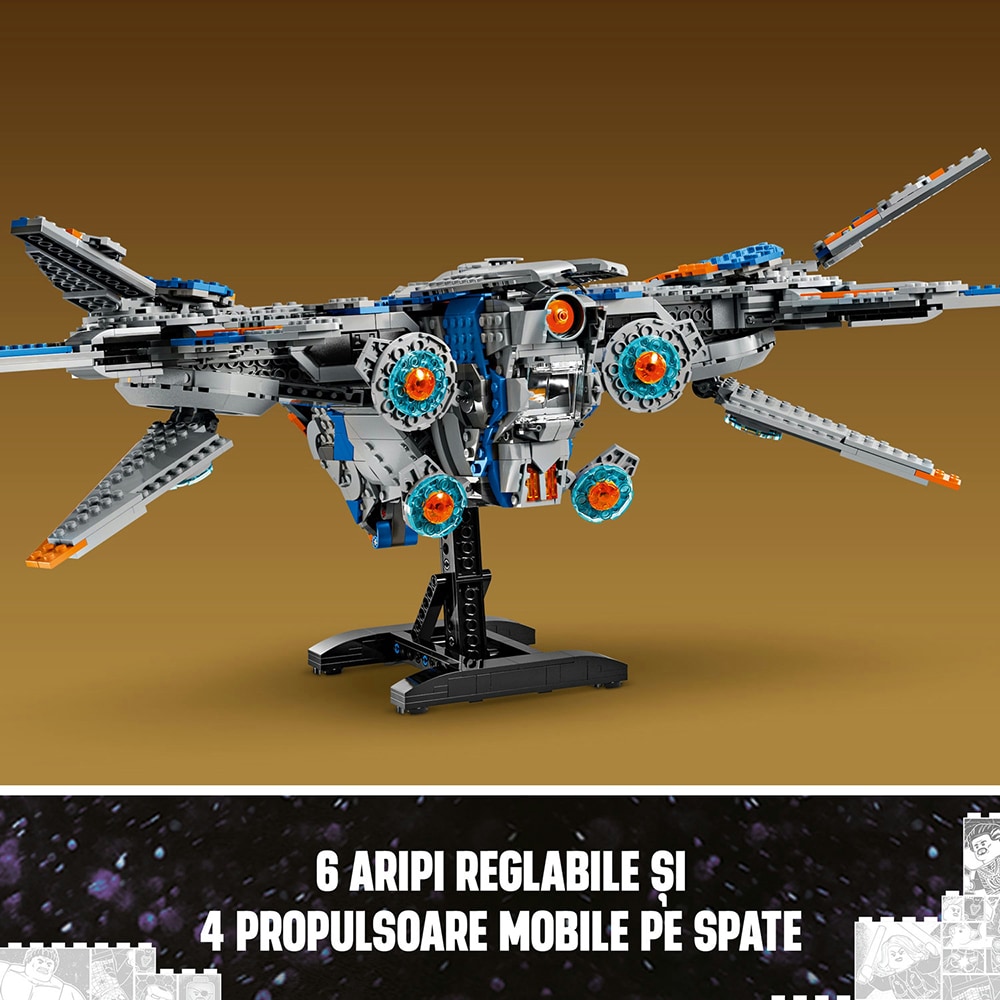 LEGO Marvel: Gardienii Galaxiei - Milano 76286, 12 ani+, 2090 piese