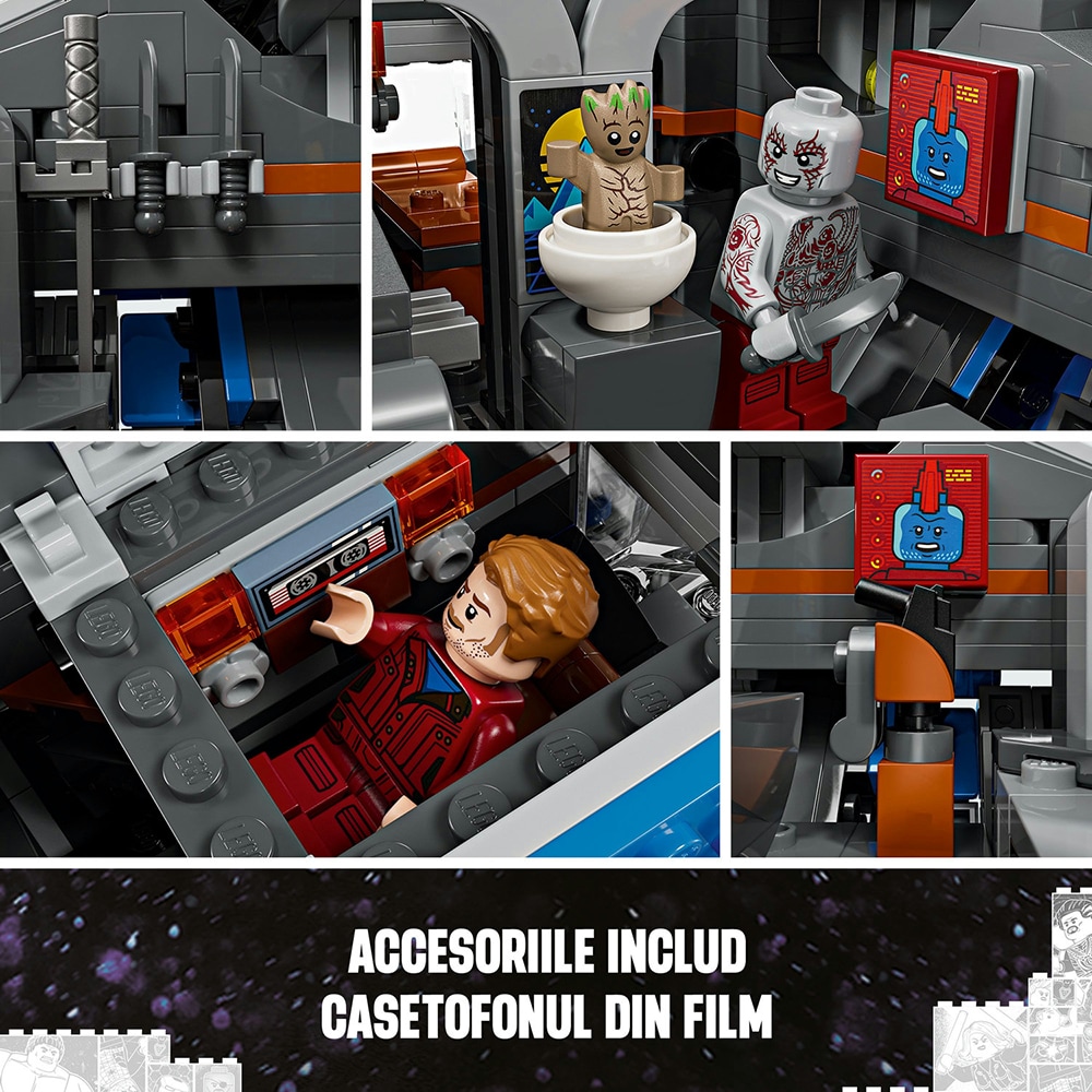 LEGO Marvel: Gardienii Galaxiei - Milano 76286, 12 ani+, 2090 piese
