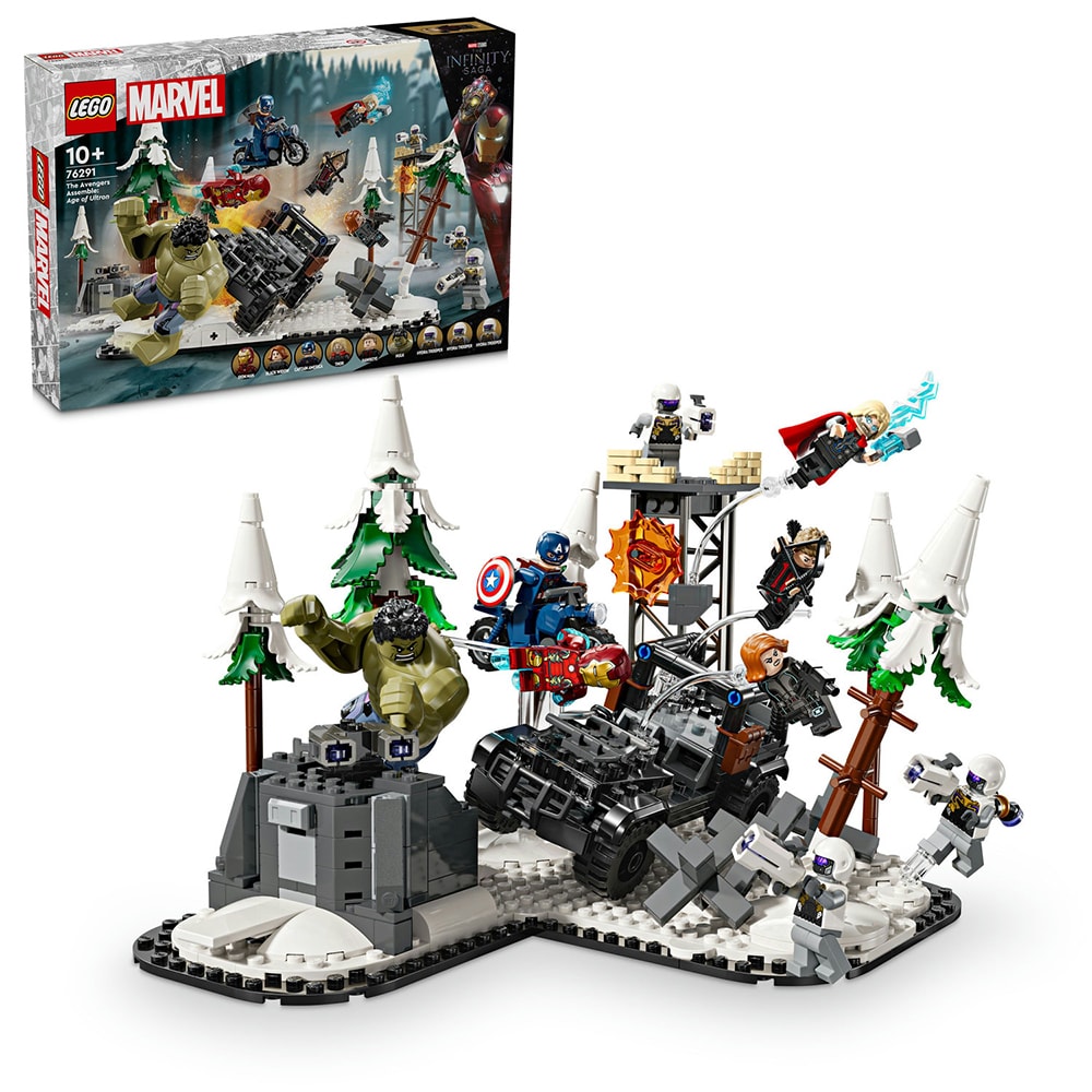 LEGO Marvel: Razbunatorii reuniti - Sub semnul lui Ultron 76291, 10 ani+, 613 piese
