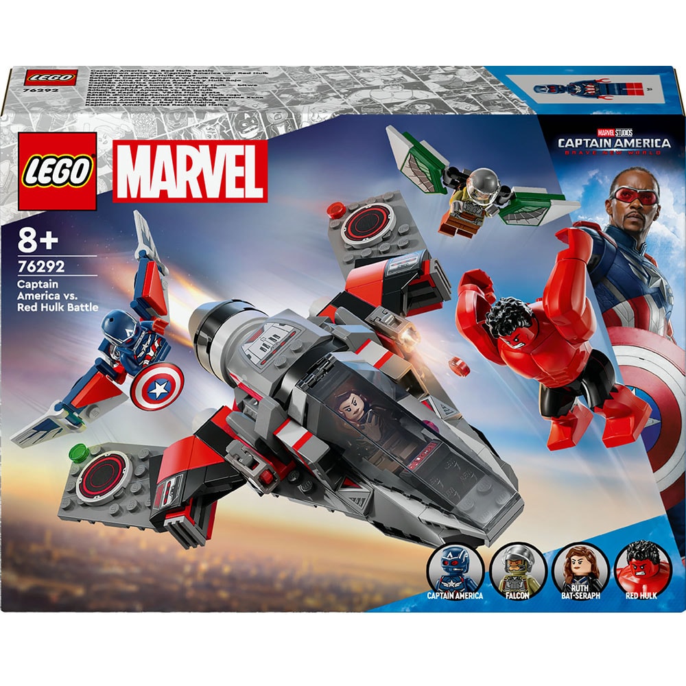 LEGO Marvel: Figurina noua de constructie Capitanul America 76292, 8 ani+, 223 piese