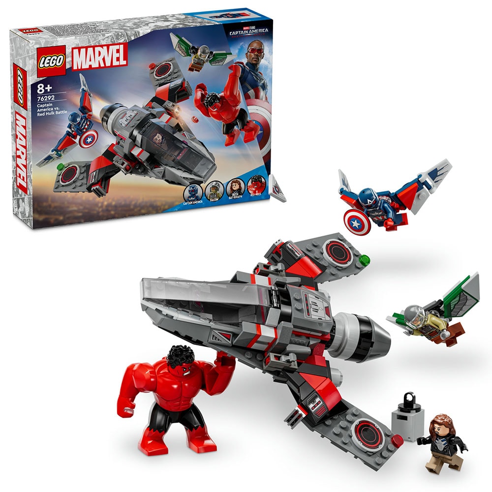 LEGO Marvel: Figurina noua de constructie Capitanul America 76292, 8 ani+, 223 piese