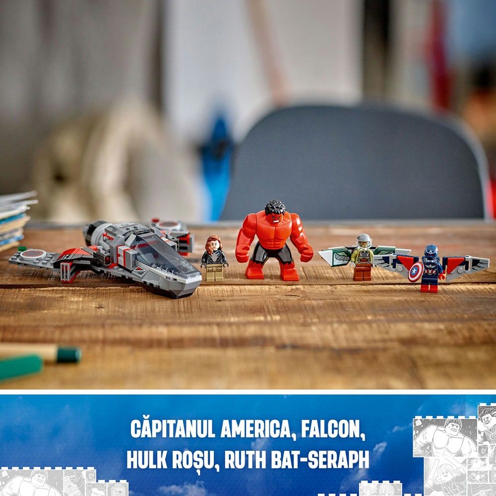 LEGO Marvel: Figurina noua de constructie Capitanul America 76292, 8 ani+, 223 piese