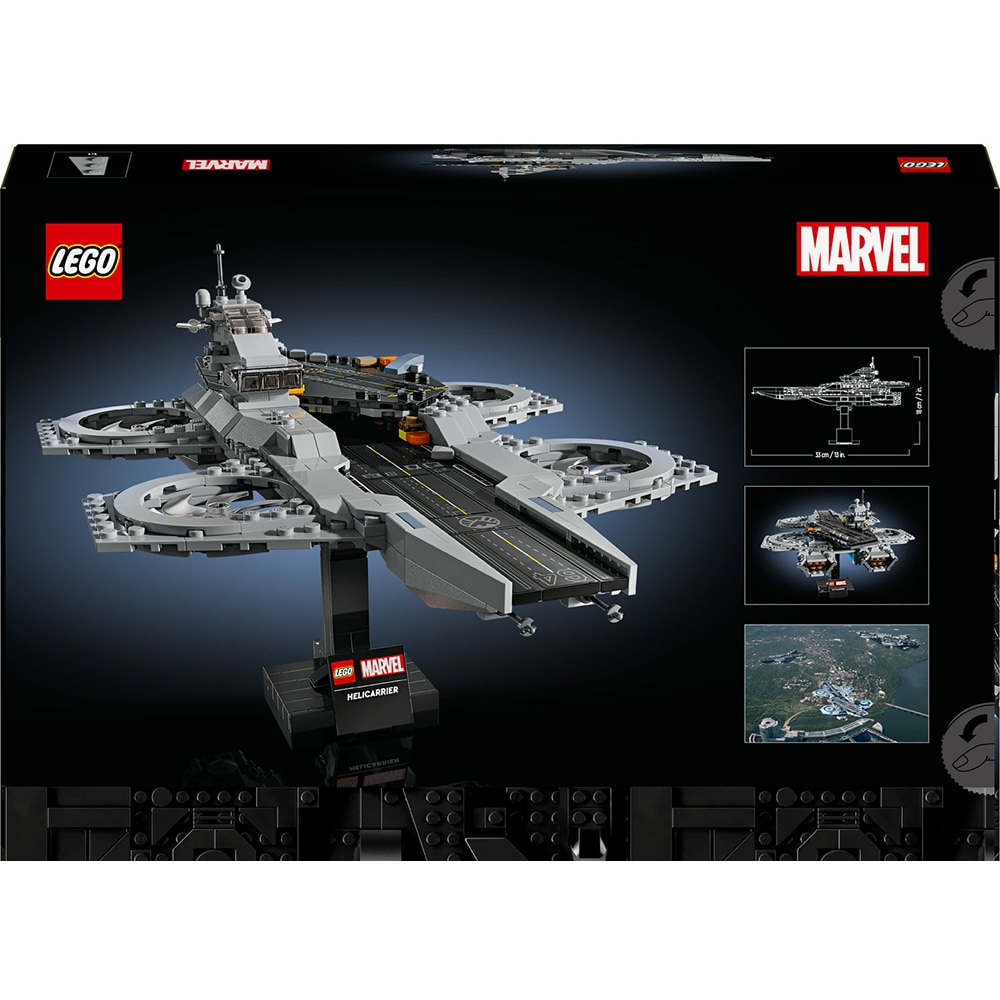 LEGO Marvel: Elicopter de transport al Razbunatorilor 76295, 18 ani+, 509 piese