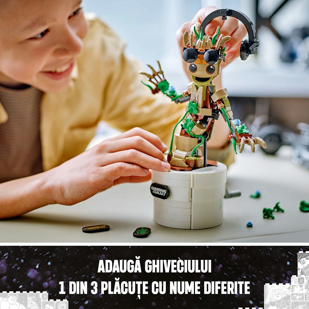 LEGO Marvel: Groot dansator 76297, 10 ani+, 459 piese