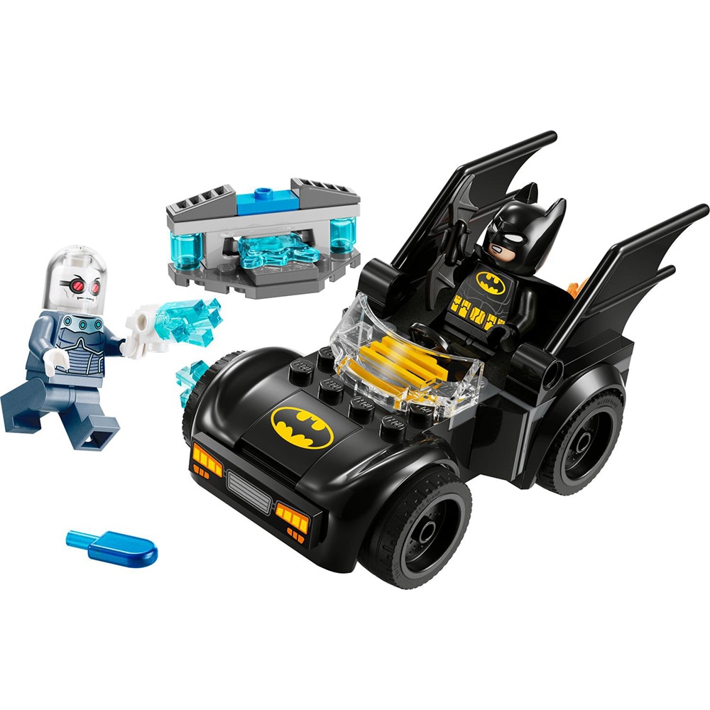 LEGO DC: Batman si Batmobile vs. Mr. Freeze 76301, 4 ani+, 63 piese