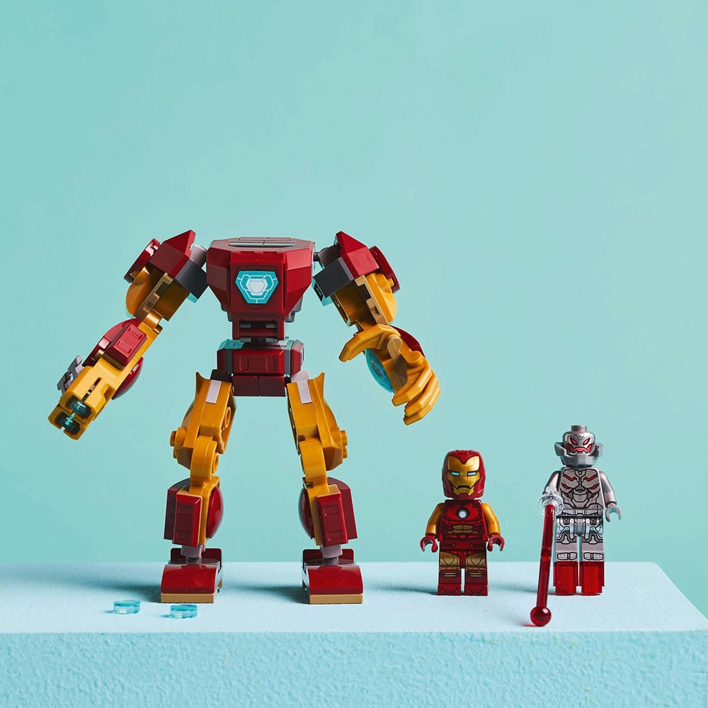 LEGO Marvel: Robotul Iron Man vs. Ultron 76307, 6 ani+, 101 piese