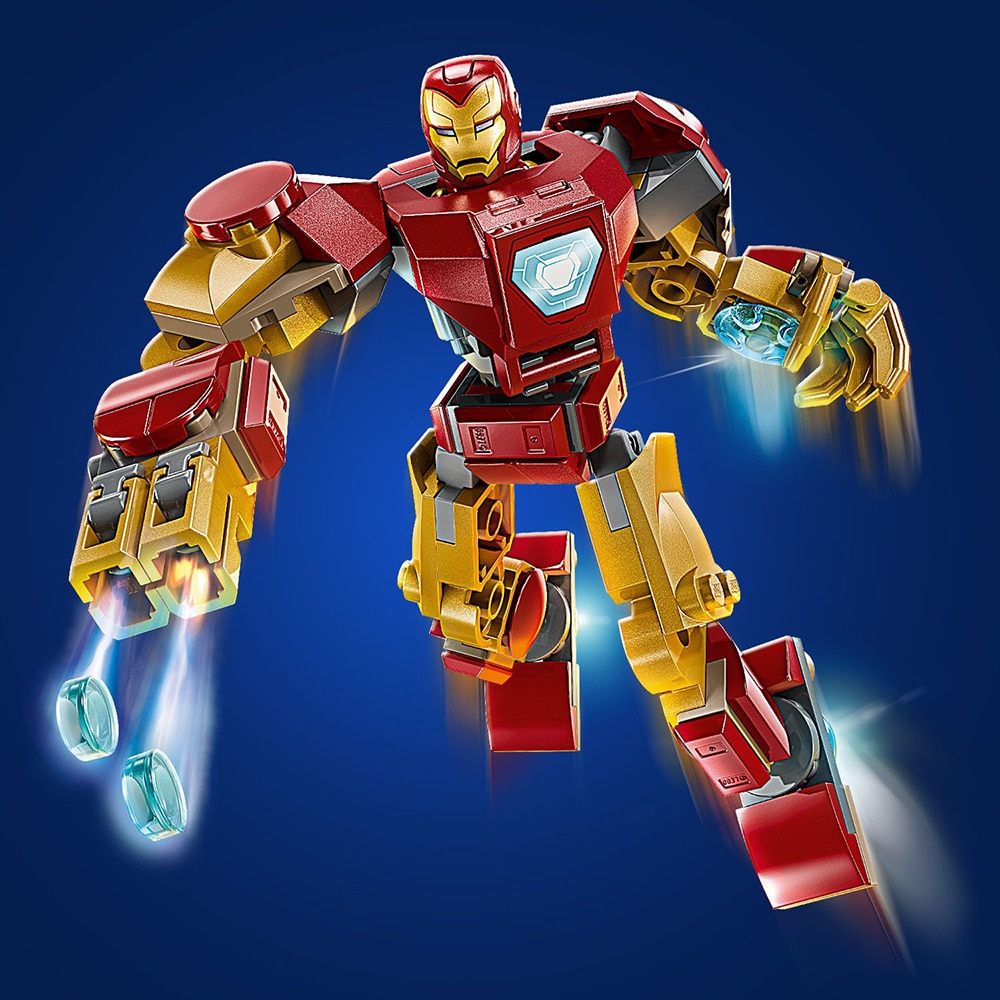 LEGO Marvel: Robotul Iron Man vs. Ultron 76307, 6 ani+, 101 piese