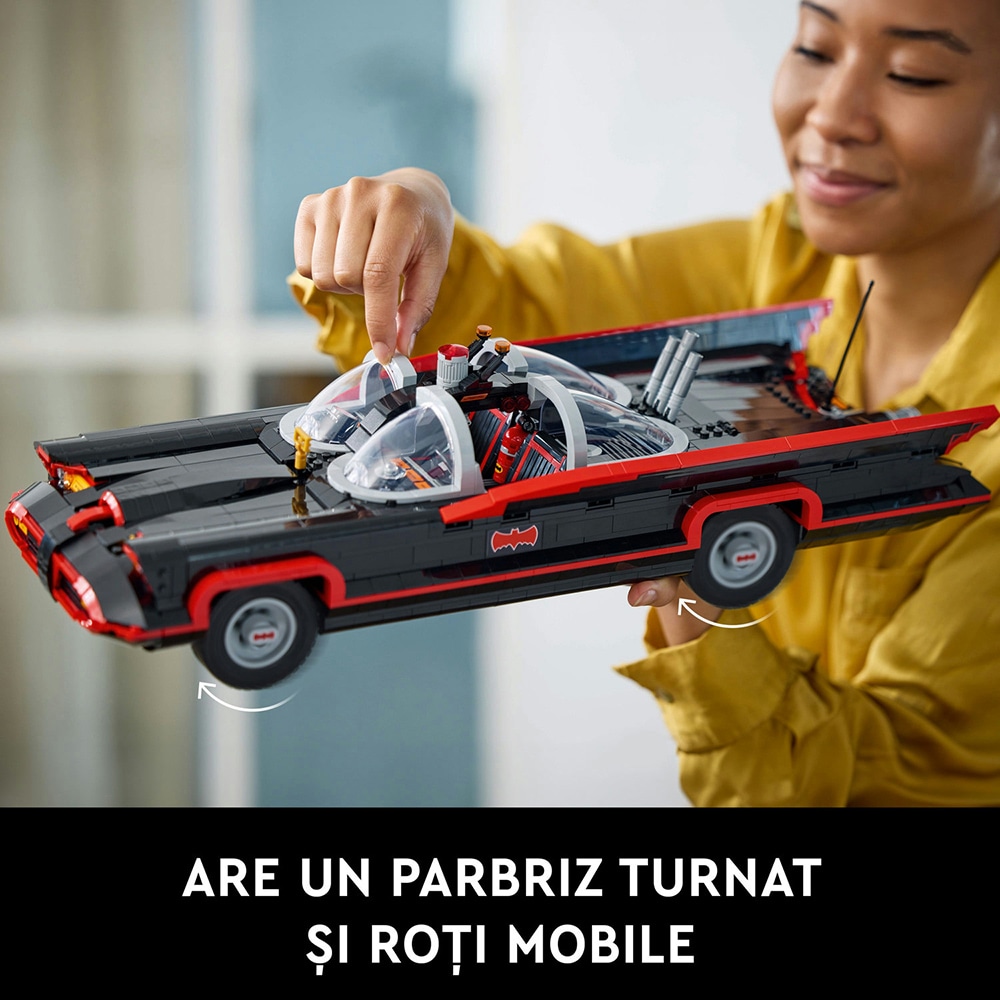 LEGO DC: Batman - Batmobile din serialul TV clasic 76328, 18 ani+, 1822 piese