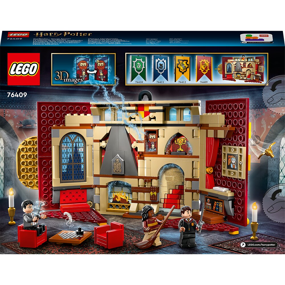 LEGO Harry Potter: Bannerul Casei Gryffindor 76409, 9 ani+, 285 piese