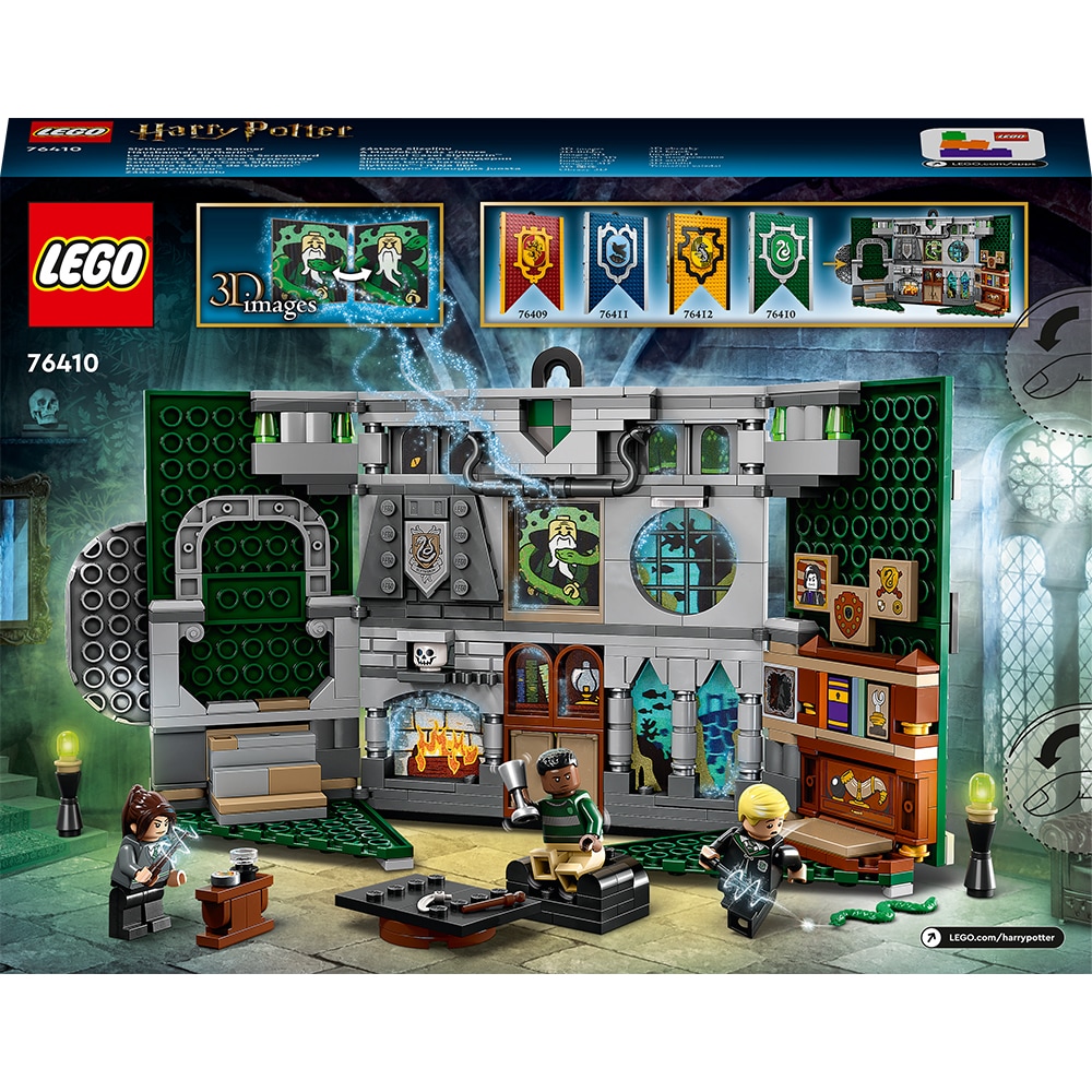 LEGO Harry Potter: Bannerul Casei Slytherin 76410, 9 ani+, 349 piese
