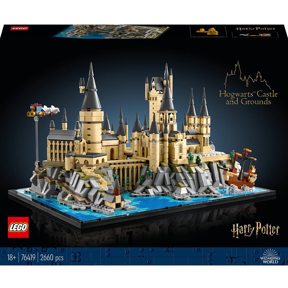 LEGO Harry Potter: O Castelo e os Campos de Hogwarts™, Idades 18+, 2660  Peças