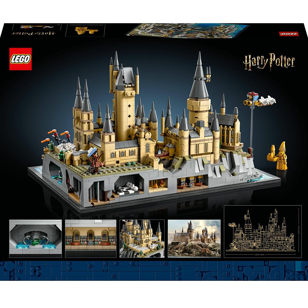 LEGO Harry Potter: Castelul Hogwarts si imprejurimile 76419, 18 ani+, 2660 piese