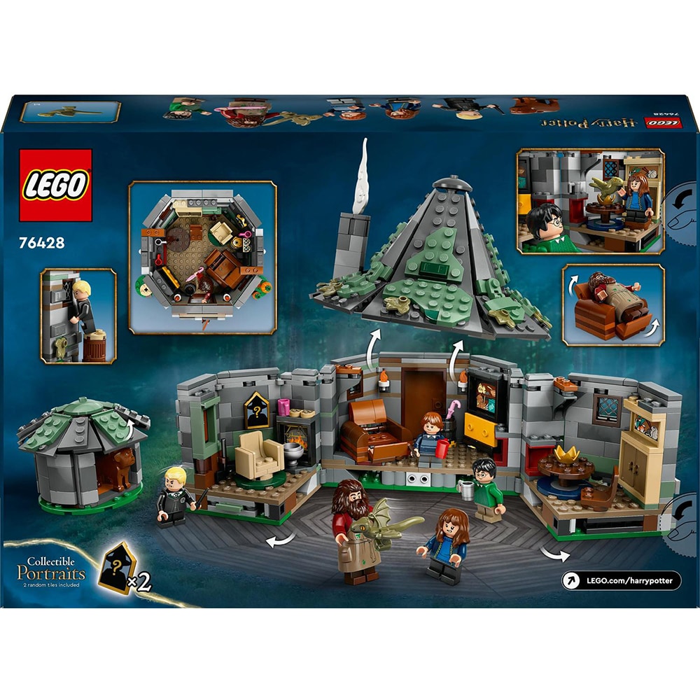 LEGO Harry Potter: Coliba lui Hagrid - O vizita neasteptata 76428, 8 ani+, 896 piese