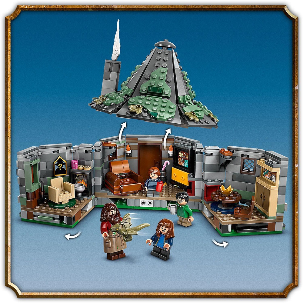 LEGO Harry Potter: Coliba lui Hagrid - O vizita neasteptata 76428, 8 ani+, 896 piese